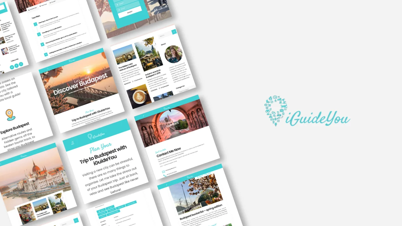 Design showcase of iguideyou.hu